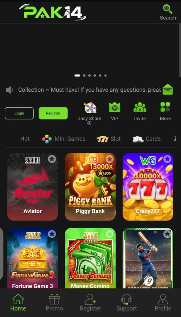Pak14 game